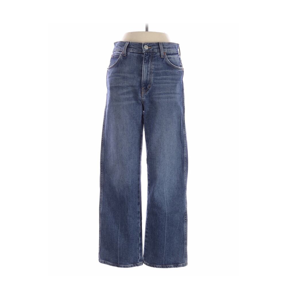 Classic High-Rise Wide Leg Jeans in Medium Blue - Picture 2 of 6